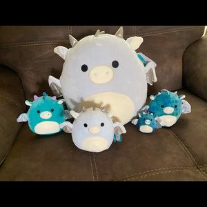 Squishmallow dragon bundle brand new